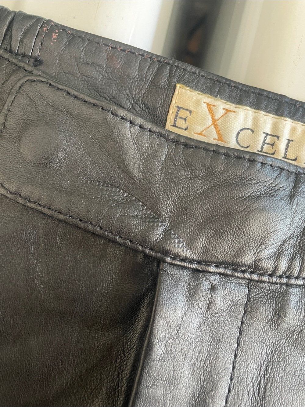 Vintage Leather Pants - Picture 6 of 12